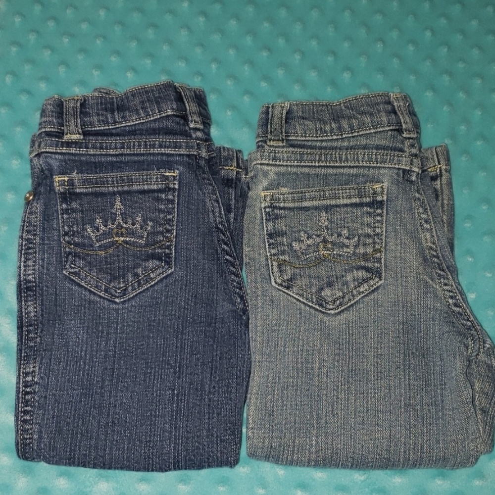 2 Girl's 3T Disney Store Premium Denim Jeans